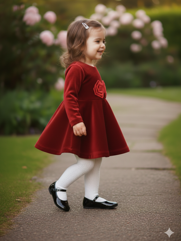 Φορεμα παιδικο βελούδο